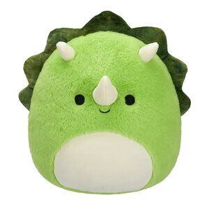 Squishmallows Tristan the Triceratops Fuzzamallows Plush